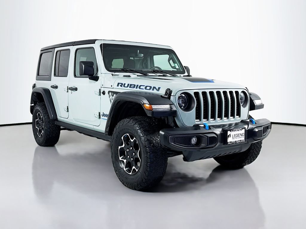 Used 2023 Jeep Wrangler Unlimited Rubicon 4xe w/ Cold Weather Group image 3