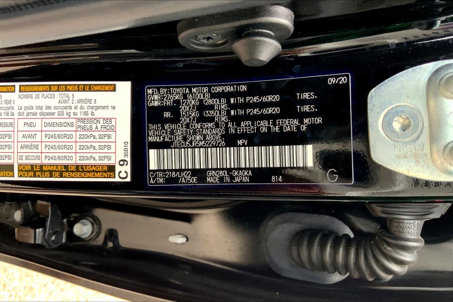 Used 2021 Toyota 4Runner Nightshade RWD image 35