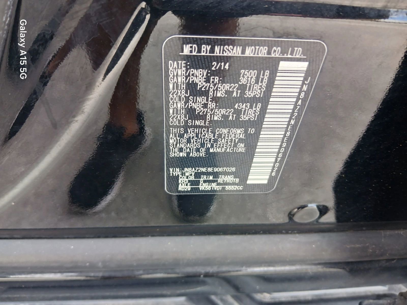 Used 2014 INFINITI QX80 4WD w/ Deluxe Touring Package image 9