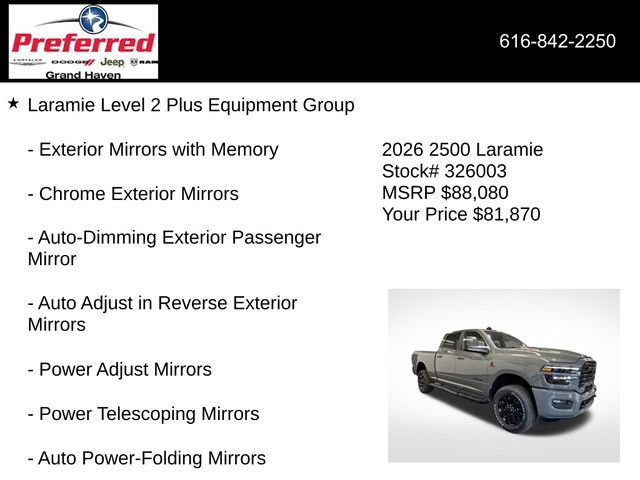 New 2026 RAM 2500 Laramie image 18