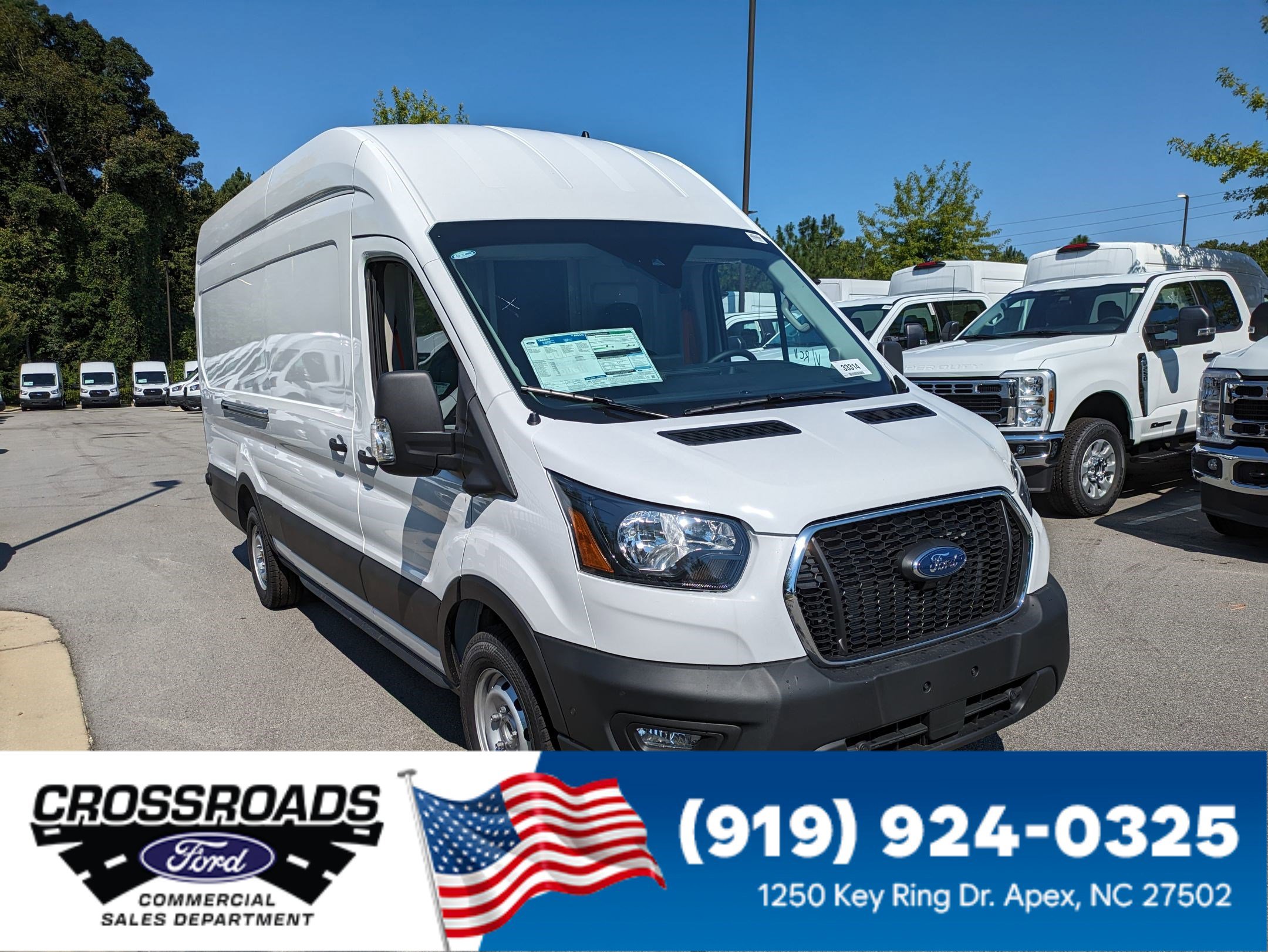 New 2024 Ford Transit 350 148 High Roof Extended w/ Load Area Protection Package