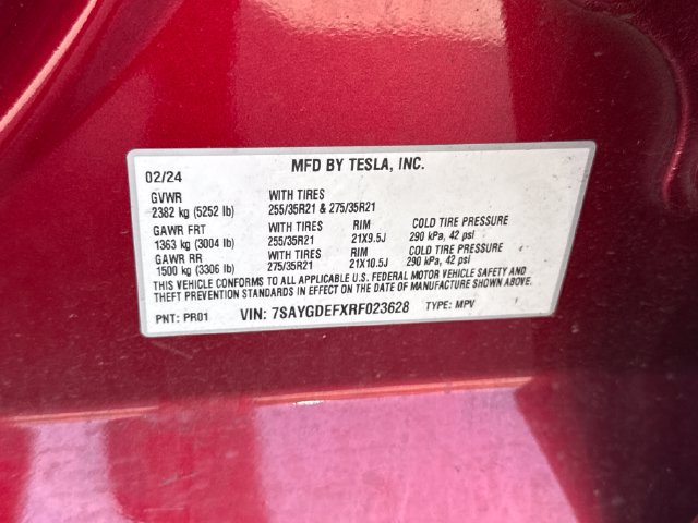 Used 2024 Tesla Model Y Performance AWD/4WD image 23
