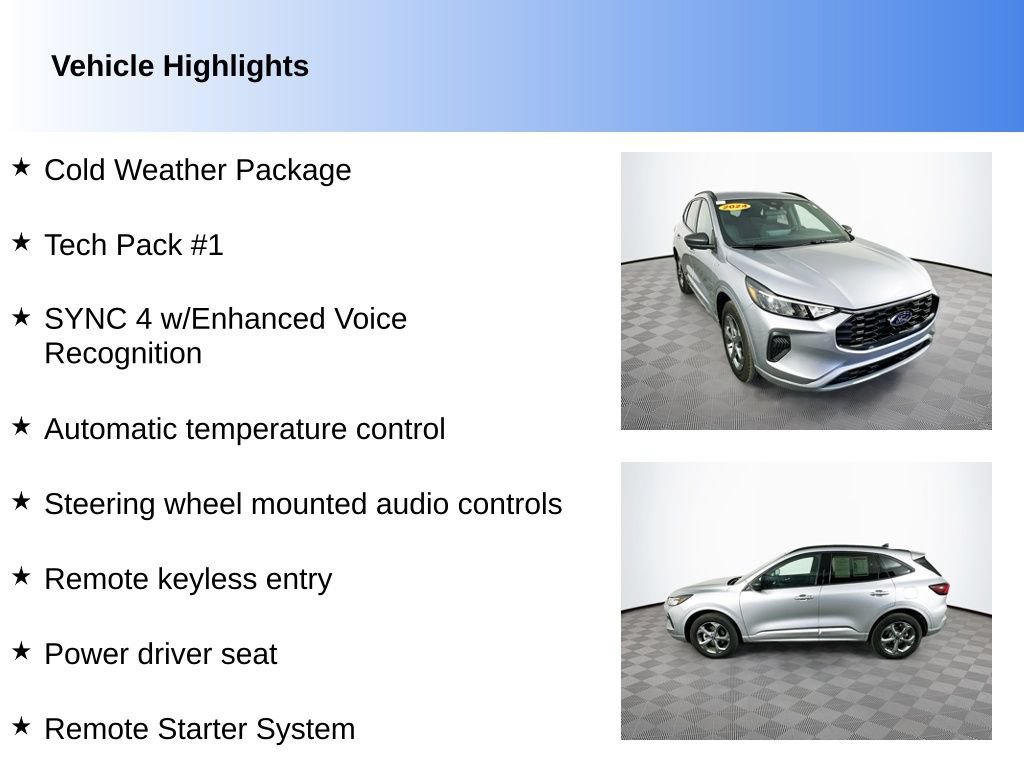 Used 2024 Ford Escape ST-Line w/ Tech Pack #1 AWD/4WD image 2