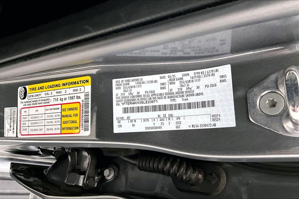 Used 2025 Ford Ranger Lariat w/ Trailer Tow Package image 44