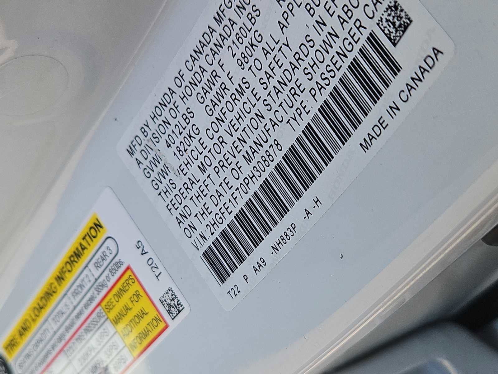 Certified 2023 Honda Civic EX image 14