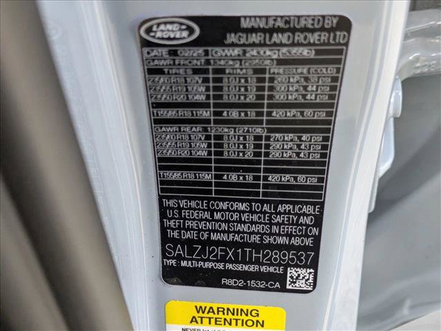 Certified 2026 Land Rover Range Rover Evoque S image 26