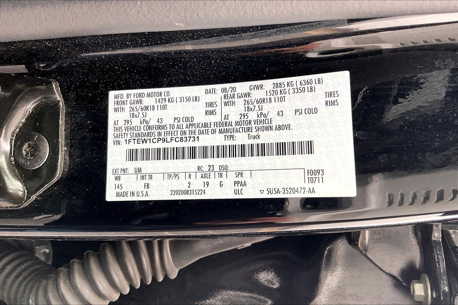 Used 2020 Ford F150 XLT w/ Equipment Group 302A Luxury image 27