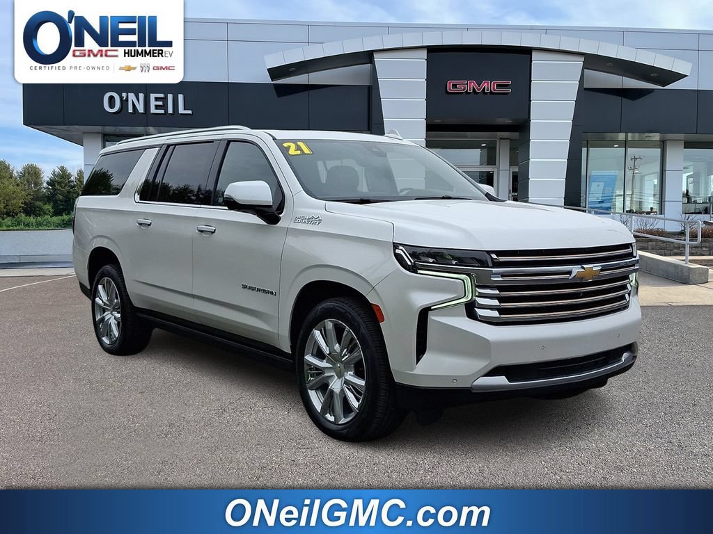 Certified 2021 Chevrolet Suburban High Country AWD/4WD image 1