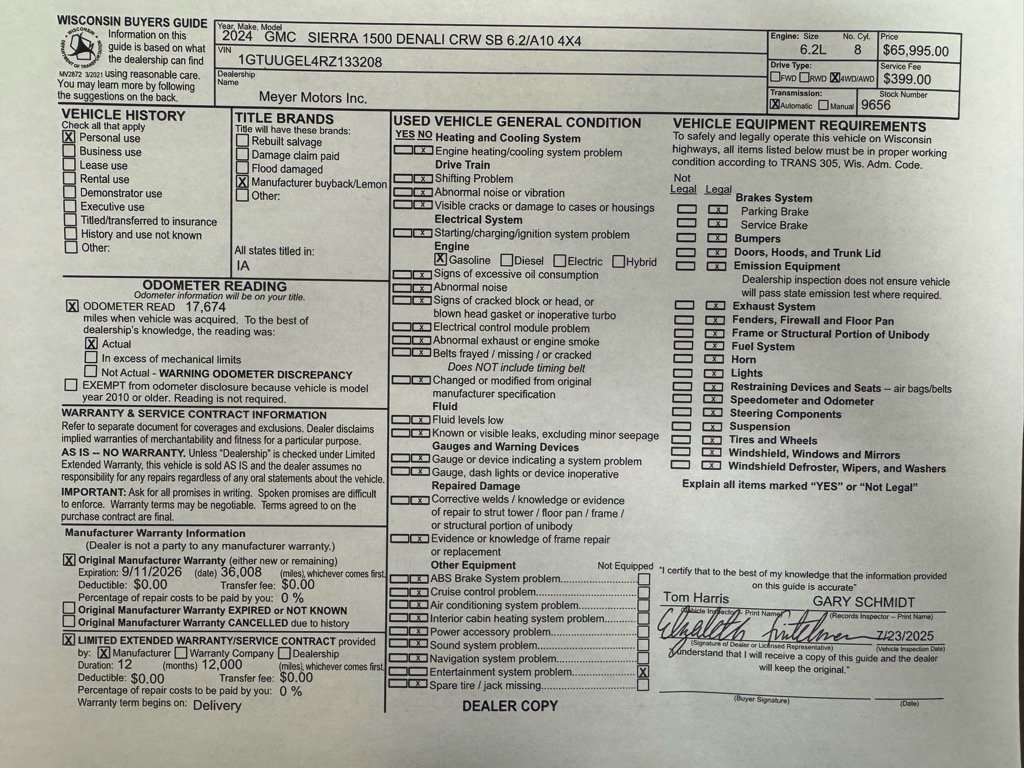 Used 2024 GMC Sierra 1500 Denali image 35