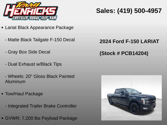 Used 2024 Ford F150 Lariat w/ Tow/Haul Package AWD/4WD image 23
