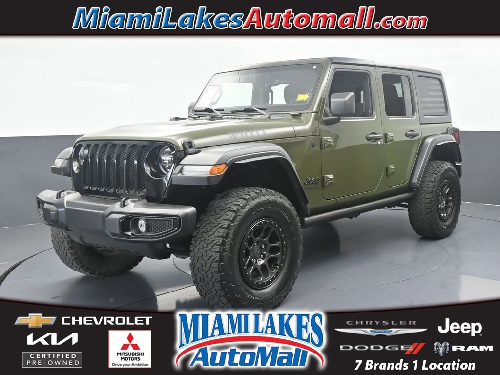 Used 2022 Jeep Wrangler Unlimited Sport image 1