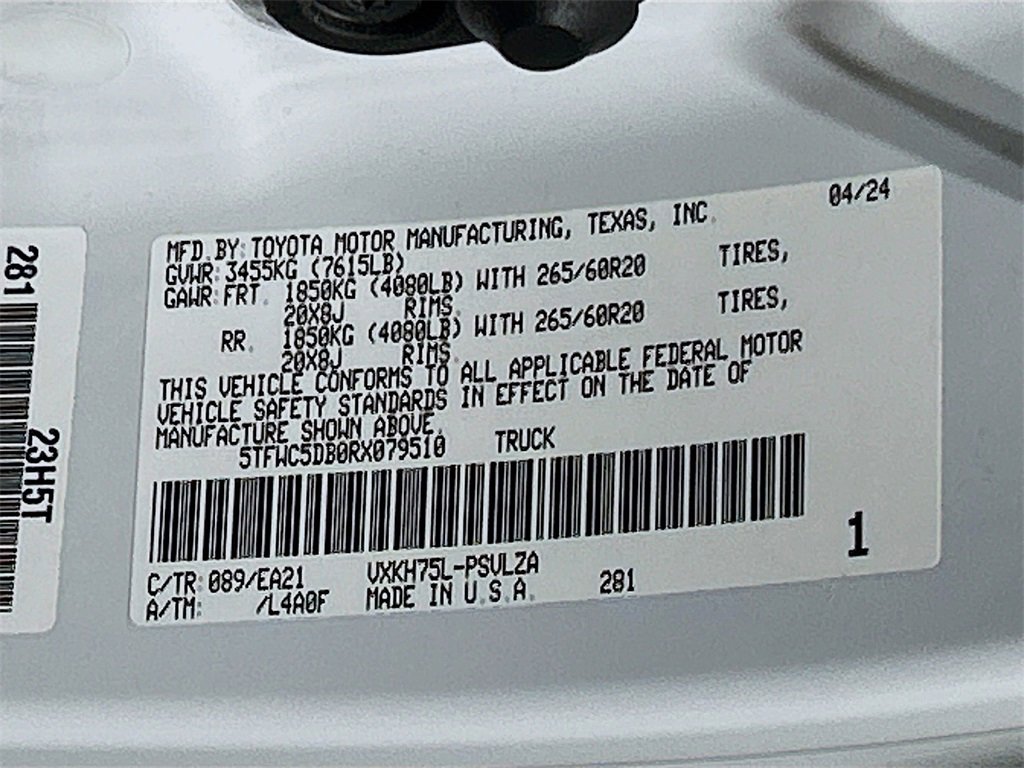 Used 2024 Toyota Tundra Limited image 29