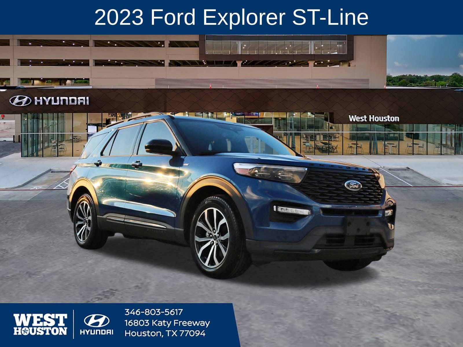 Used 2023 Ford Explorer ST-Line w/ Class IV Trailer Tow Package image 1