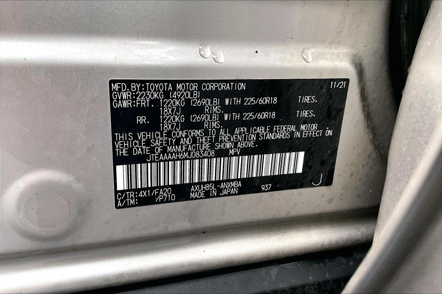 Used 2021 Toyota Venza LE AWD/4WD image 28