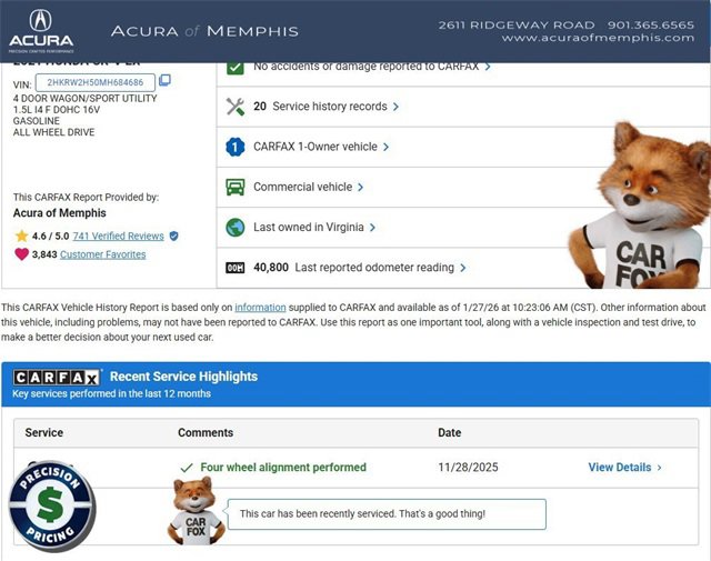 Used 2021 Honda CR-V EX image 2