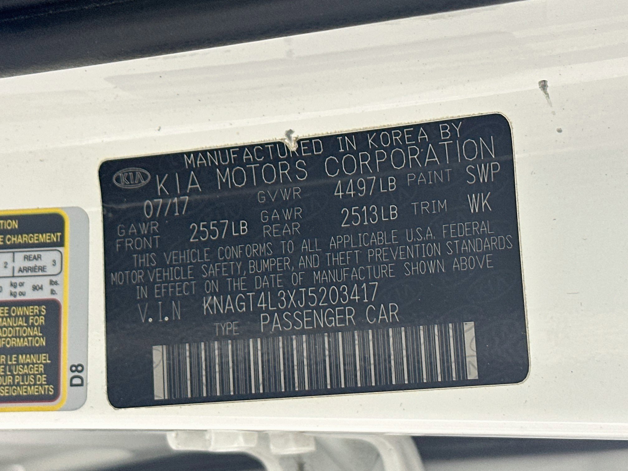 Used 2018 Kia Optima LX FWD image 12