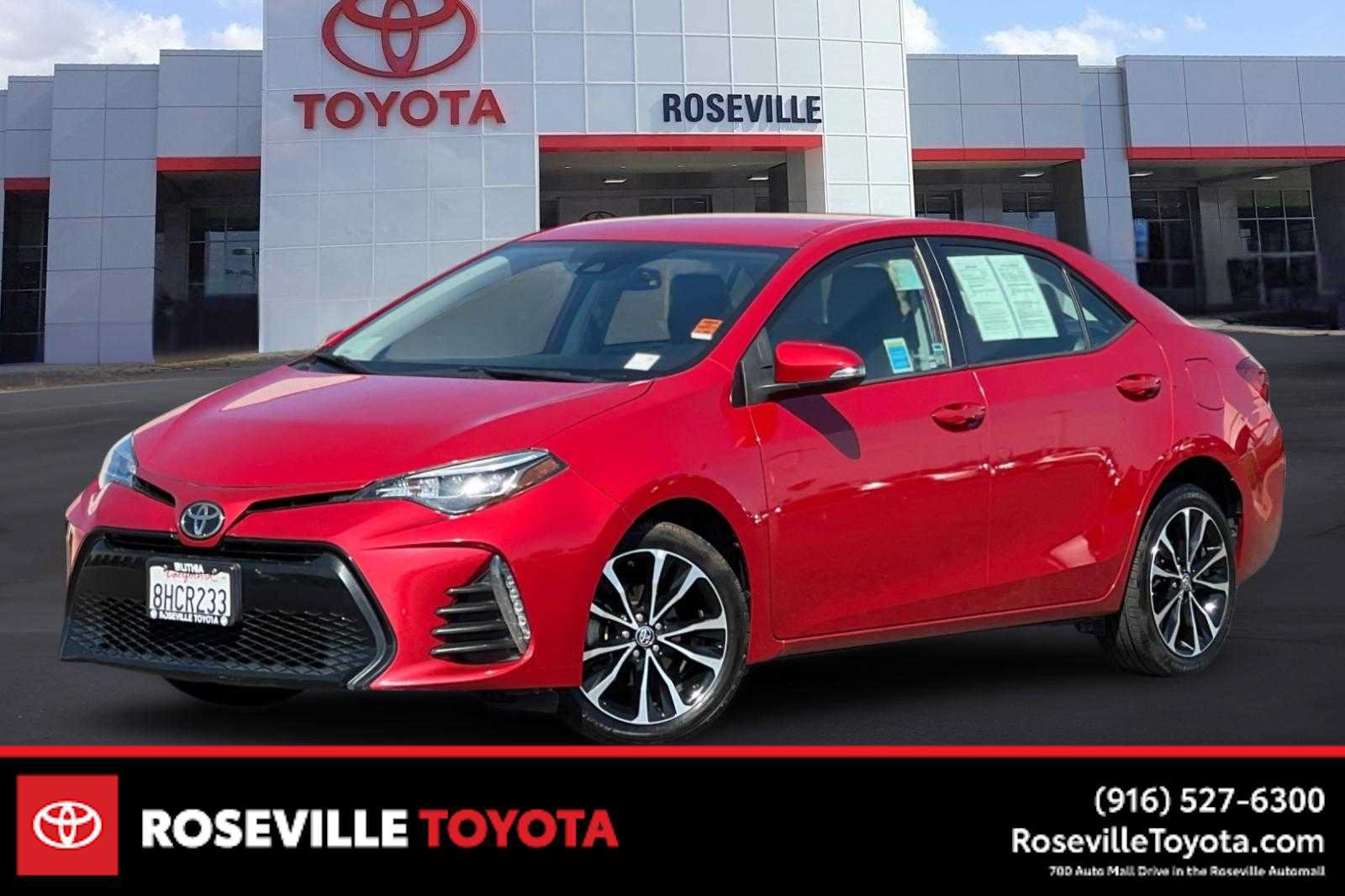 Certified 2019 Toyota Corolla SE