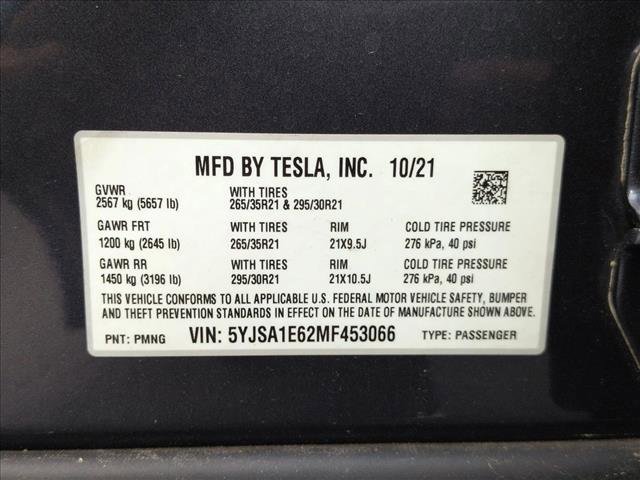 Used 2021 Tesla Model S Plaid AWD/4WD image 24