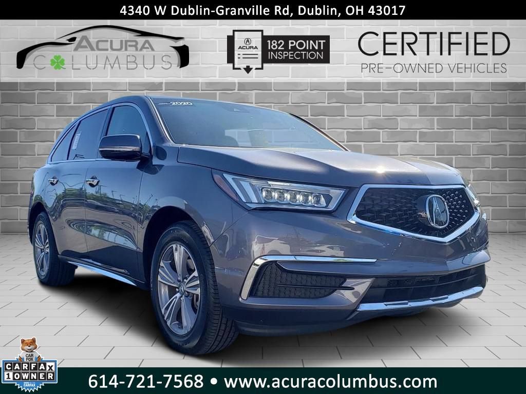 Certified 2020 Acura MDX SH-AWD image 1