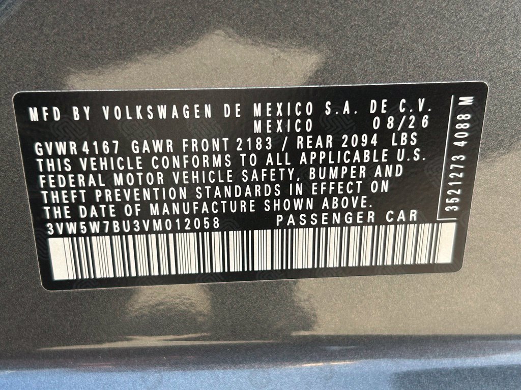 New 2027 Volkswagen Jetta S FWD image 45
