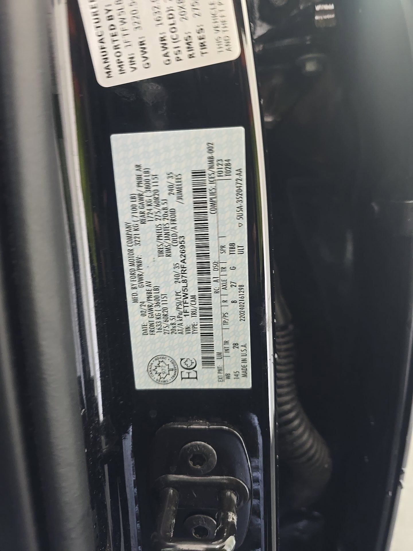 Used 2024 Ford F150 Lariat w/ Equipment Group 502A High AWD/4WD image 14