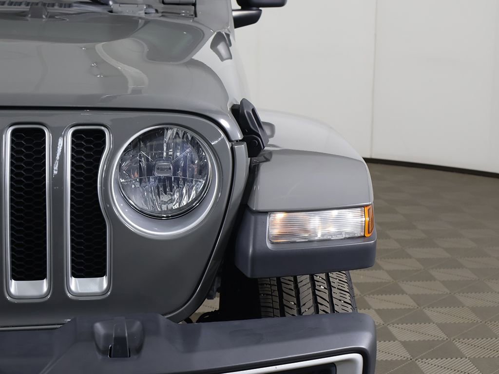 Used 2021 Jeep Wrangler Unlimited Sahara w/ Uconnect 4C Nav & Sound Group AWD/4WD image 11