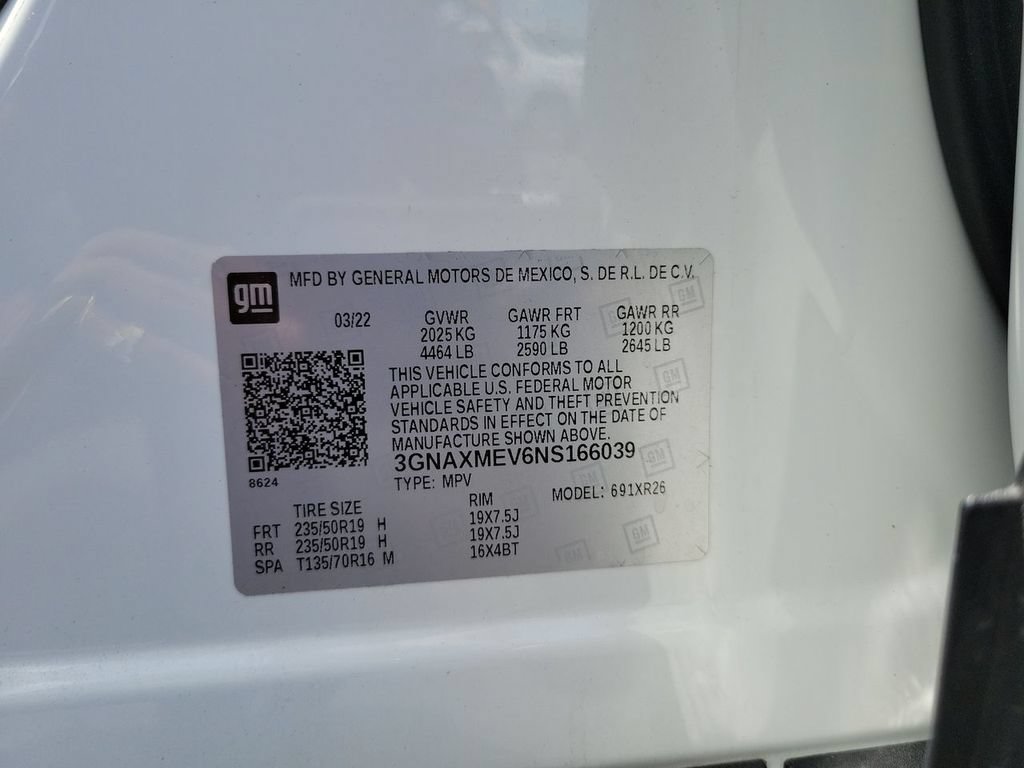 Certified 2022 Chevrolet Equinox RS w/ RS Leather Package FWD image 33