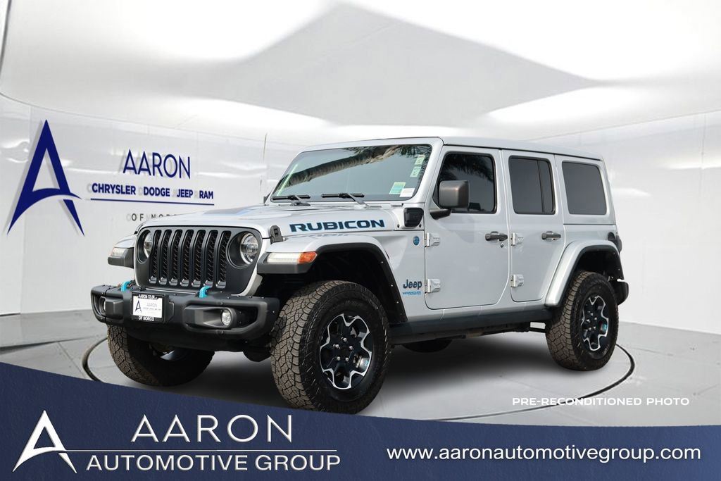 Used 2022 Jeep Wrangler Unlimited Rubicon 4xe w/ Steel Bumper Group image 1