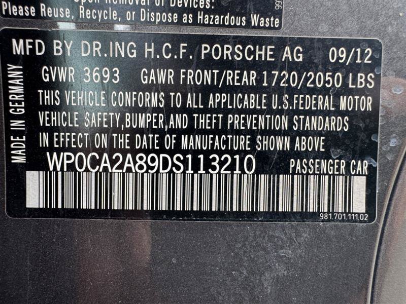 Used 2013 Porsche Boxster RWD image 29