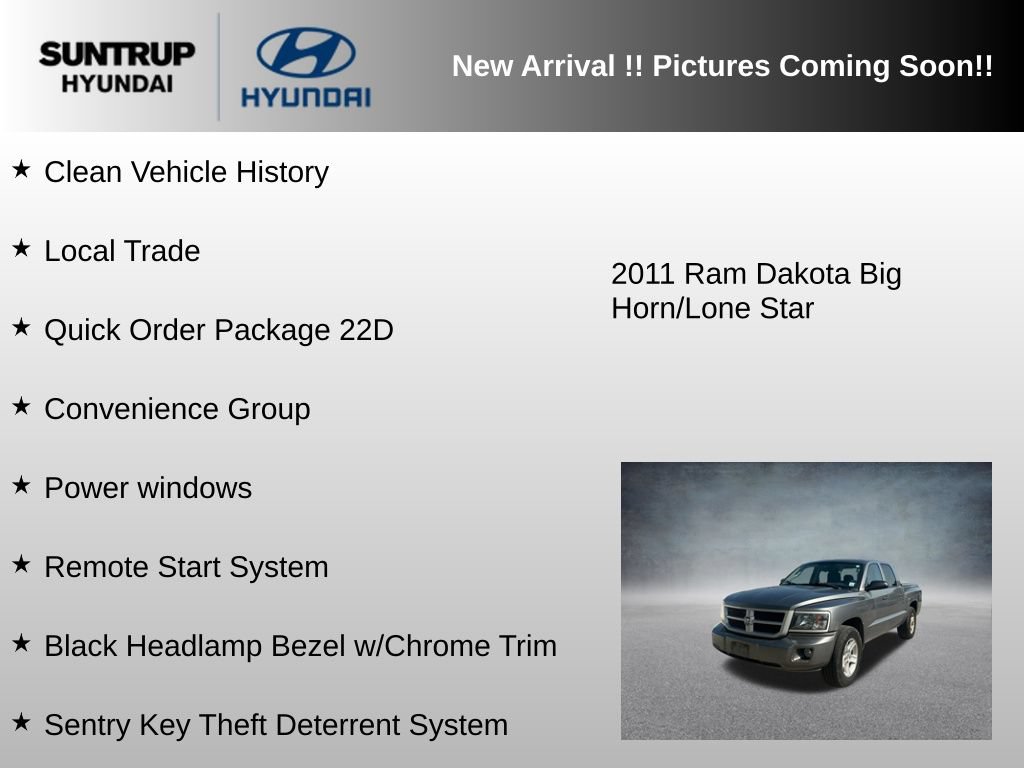 Used 2011 Dodge Dakota Big Horn w/ Convenience Group RWD image 6