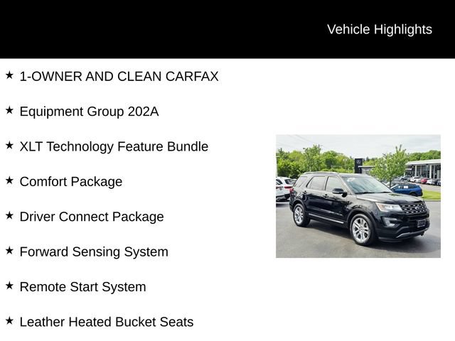 Used 2017 Ford Explorer XLT w/ Equipment Group 202A FWD image 5