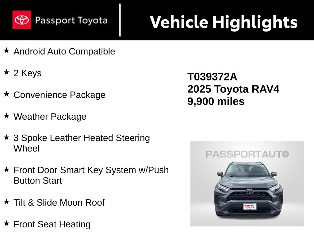 Certified 2025 Toyota RAV4 XLE w/ Convenience Package AWD/4WD image 16
