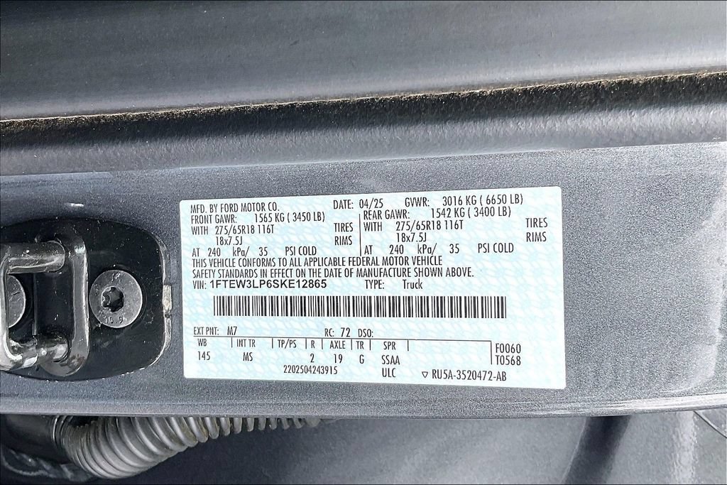 Used 2025 Ford F150 XLT w/ Equipment Group 301A Standard AWD/4WD image 21