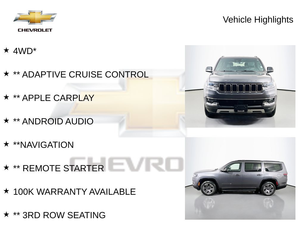 Used 2023 Jeep Wagoneer Series II AWD/4WD image 35