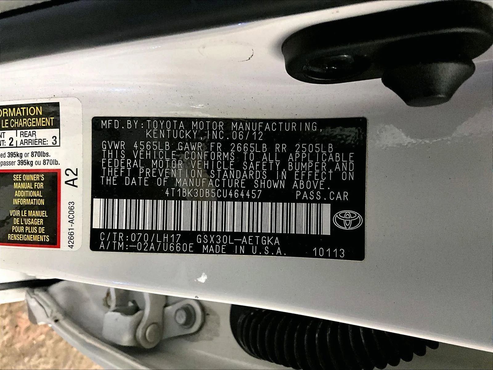 Used 2012 Toyota Avalon FWD image 33