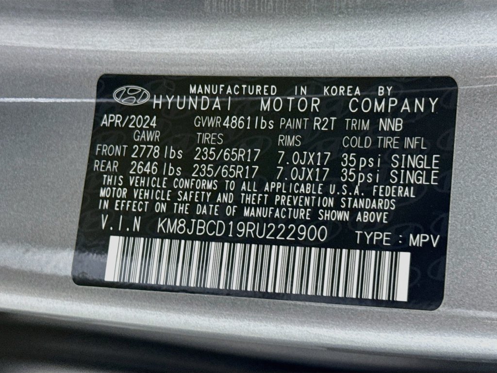 Certified 2024 Hyundai Tucson Blue AWD/4WD image 36