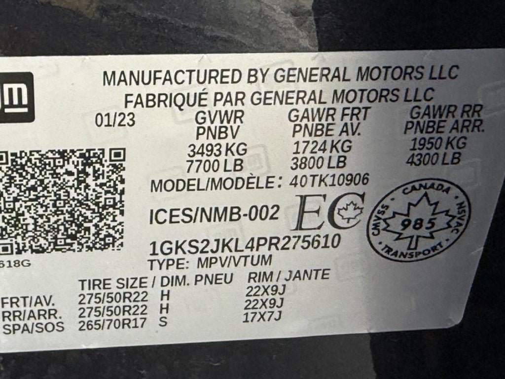 Used 2023 GMC Yukon XL Denali w/ LPO, Floor Liner Package AWD/4WD image 24