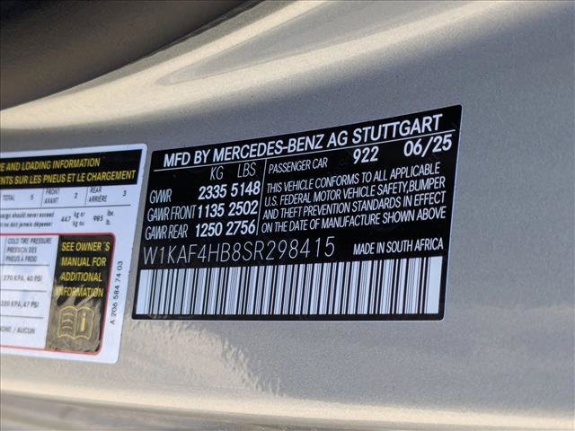 New 2025 Mercedes-Benz C 300 4MATIC Sedan image 20