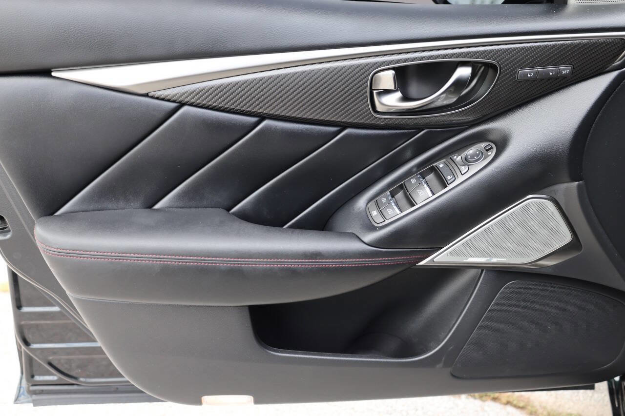 Used 2023 INFINITI Q50 Red Sport 400 w/ Black Opal Edition image 12