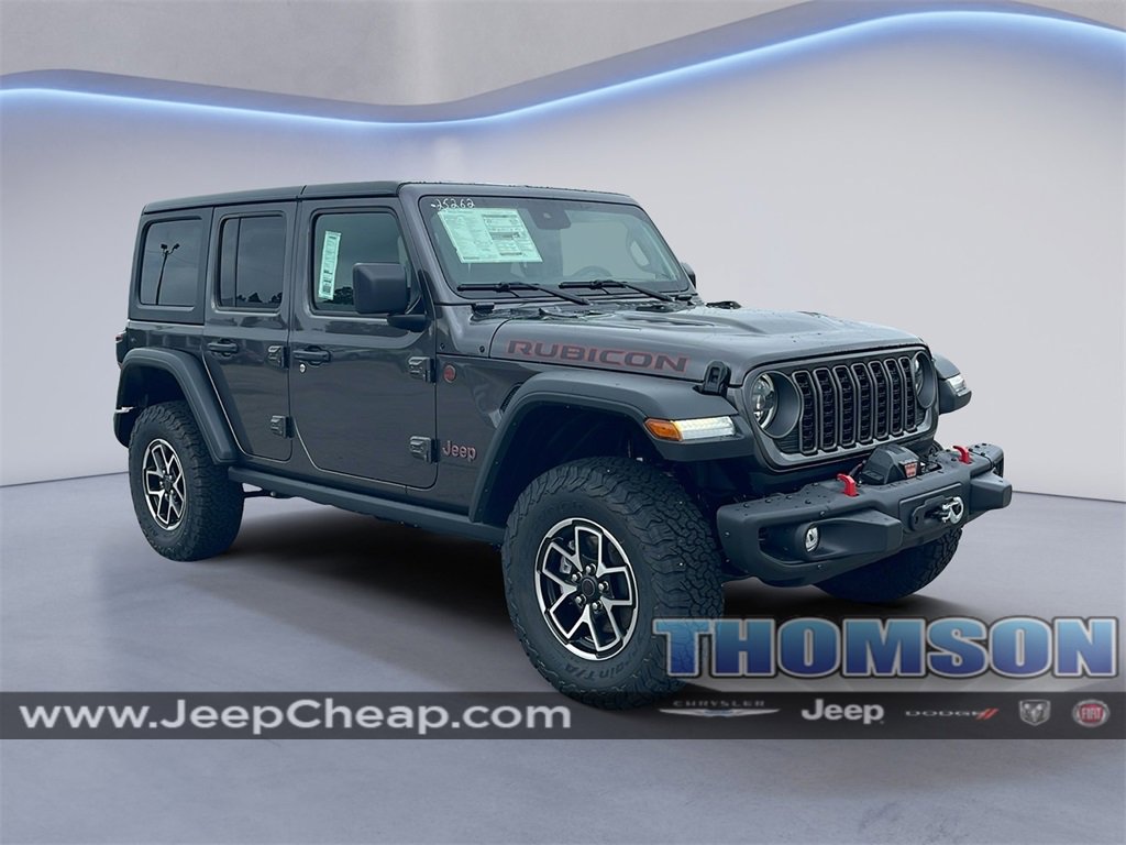 New 2025 Jeep Wrangler Unlimited Rubicon w/ Steel Bumper Group