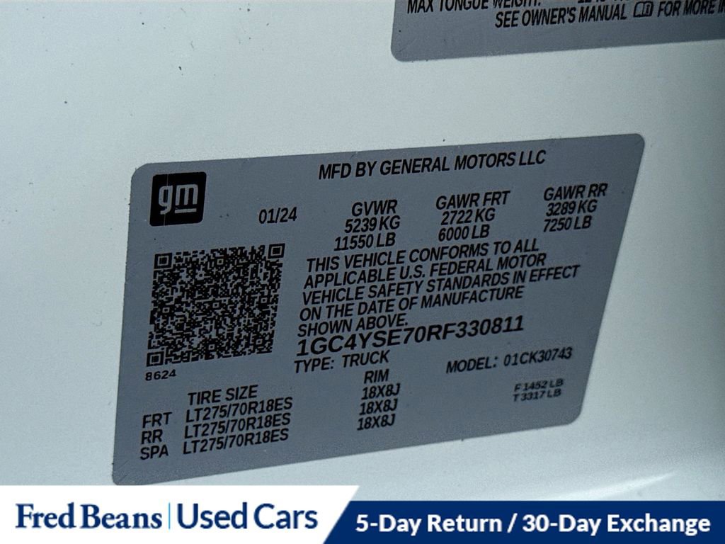 Used 2024 Chevrolet Silverado 3500 W/T image 33