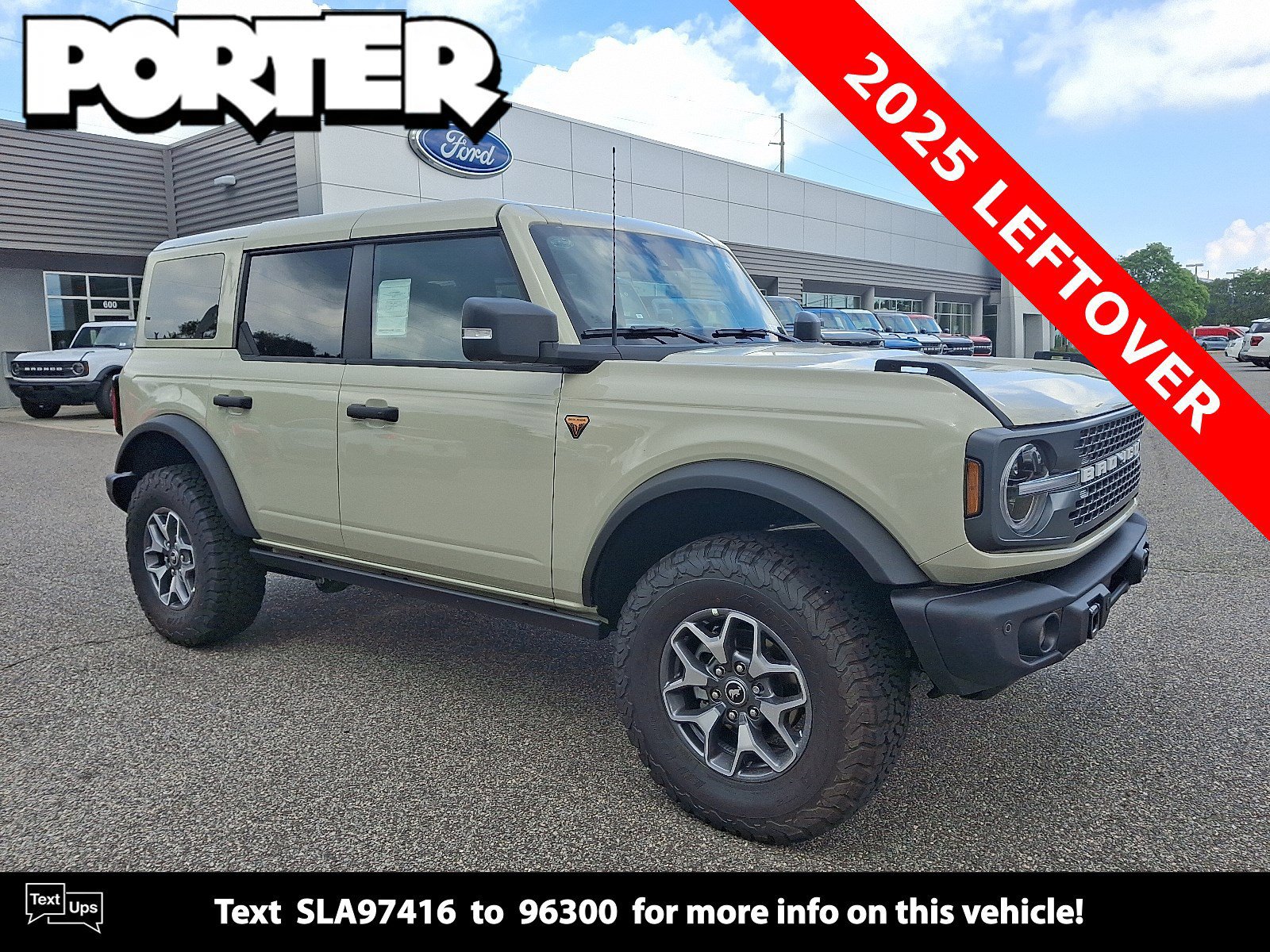 New 2025 Ford Bronco Badlands