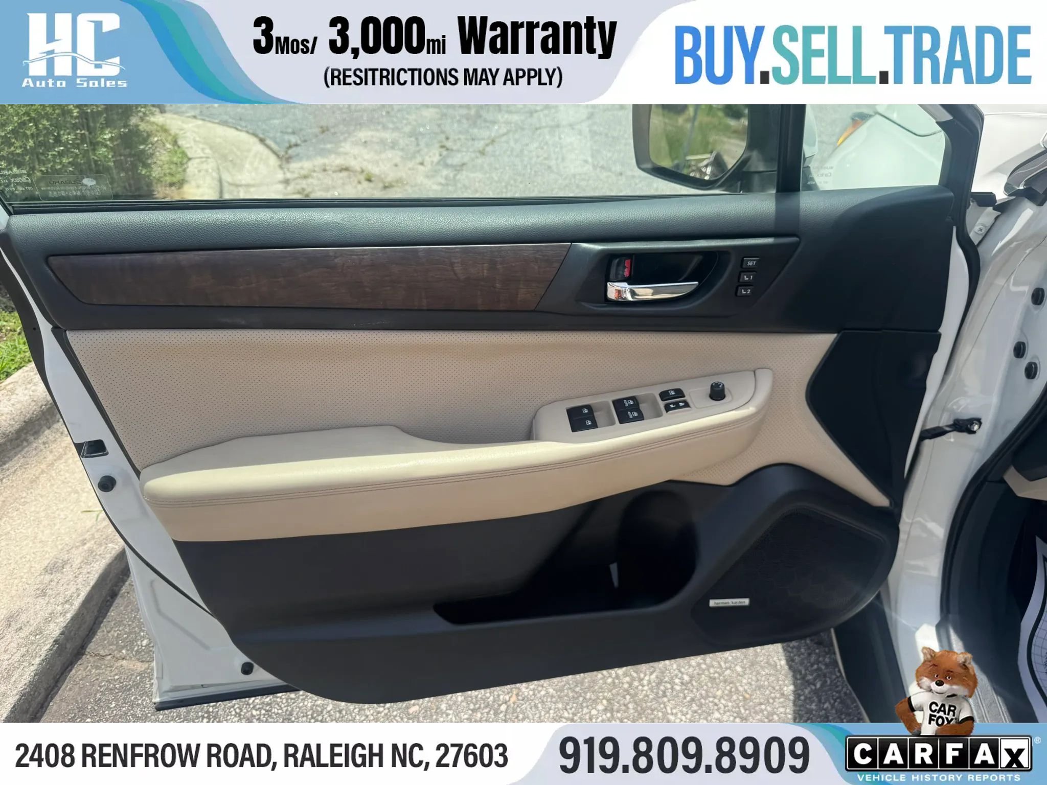 Used 2015 Subaru Outback 2.5i Limited w/ Protection Package #2 AWD/4WD image 15