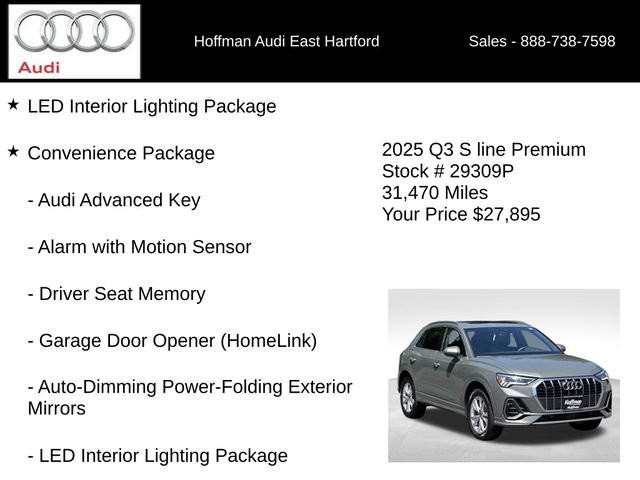Used 2025 Audi Q3 2.0T Premium AWD/4WD image 6