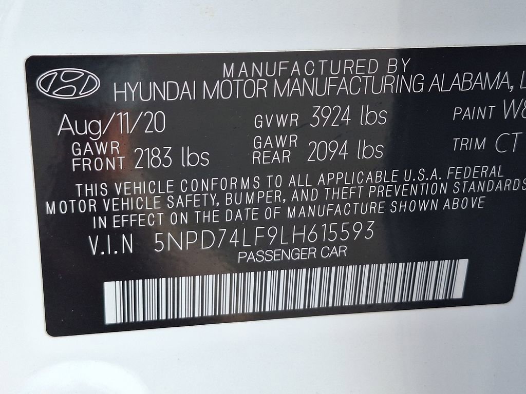 Used 2020 Hyundai Elantra SE w/ Cargo Package (C1) image 29