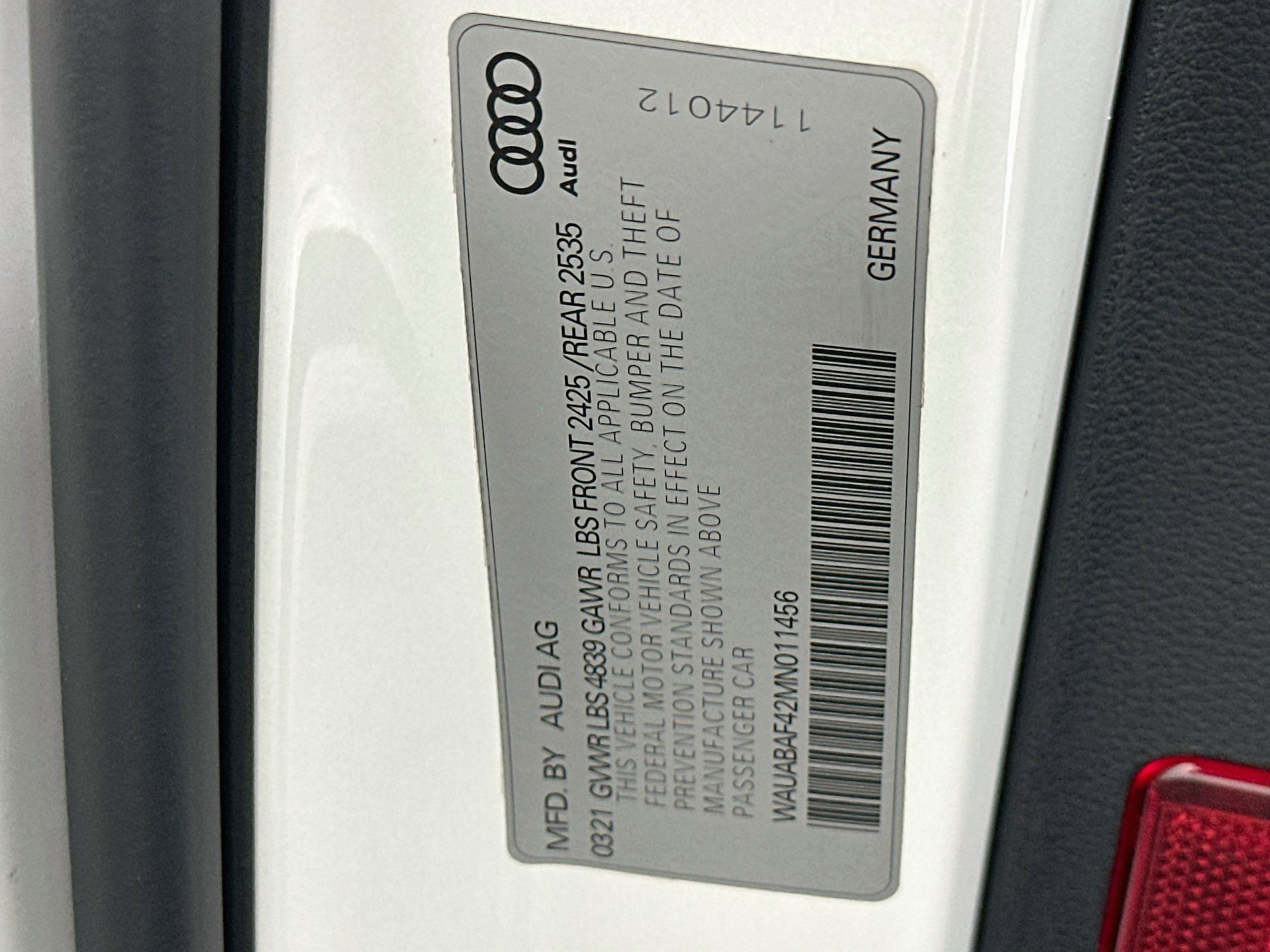 Used 2021 Audi A4 2.0T Premium w/ Convenience Package AWD/4WD image 12