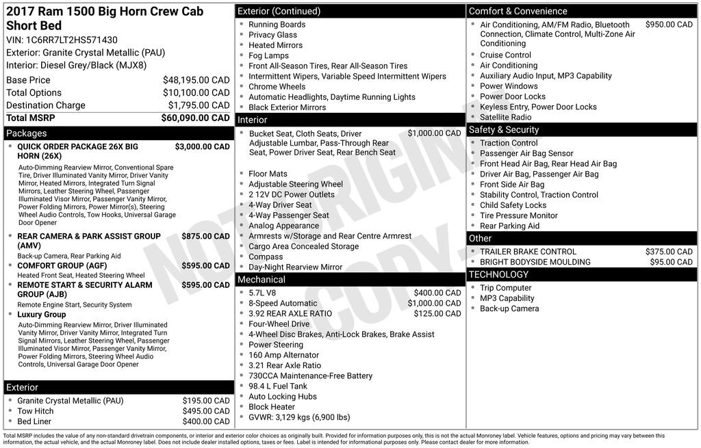 Used 2017 RAM 1500 Big Horn image 5