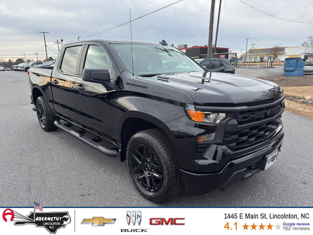New 2026 Chevrolet Silverado 1500 Custom w/ Turbomax Blackout Package image 1
