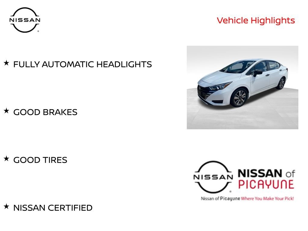 Certified 2024 Nissan Versa S w/ S Plus Package image 12