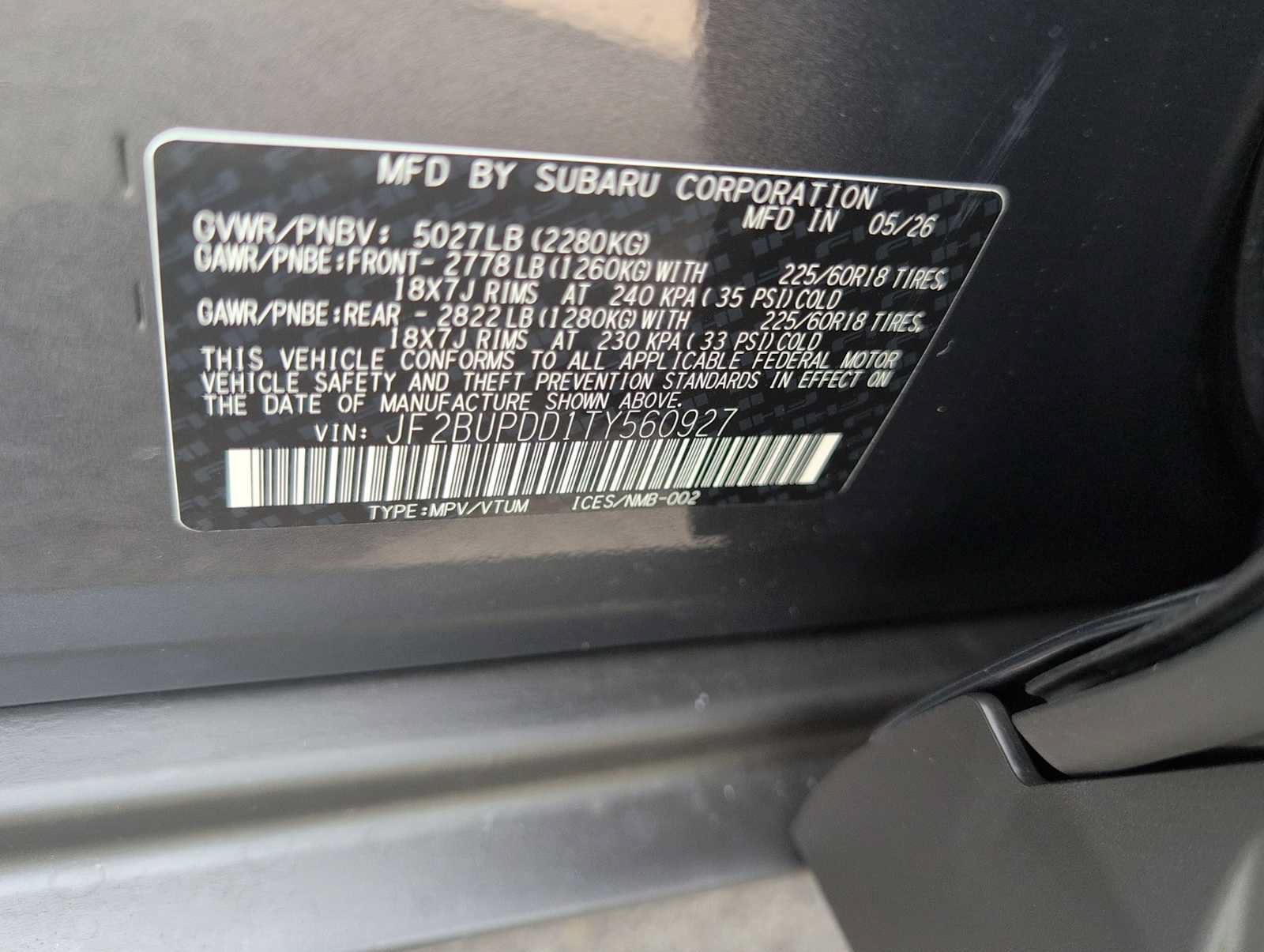 New 2026 Subaru Outback Limited AWD/4WD image 35